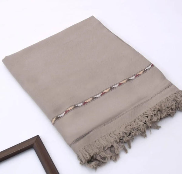 Luxurious 1 pc plain wool shawl