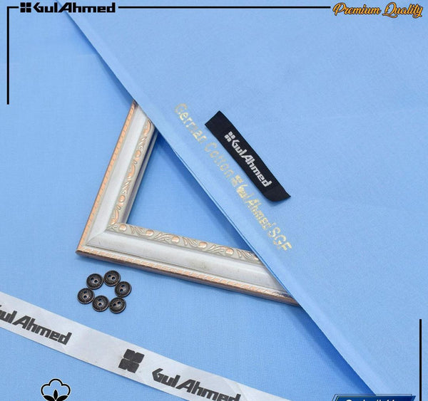 Blue Unstitched Suit For Men By Gul Ahmad (R)