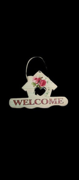 Graceful Greetings: Warm Welcome Door Hanging for Inviting Entrances