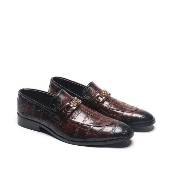 Men Faux Leather Loafers