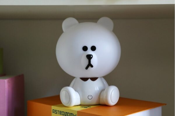 Dimmable Touch LED Table Lamp - White Bear Design