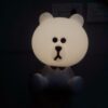 Dimmable Touch LED Table Lamp - White Bear Design